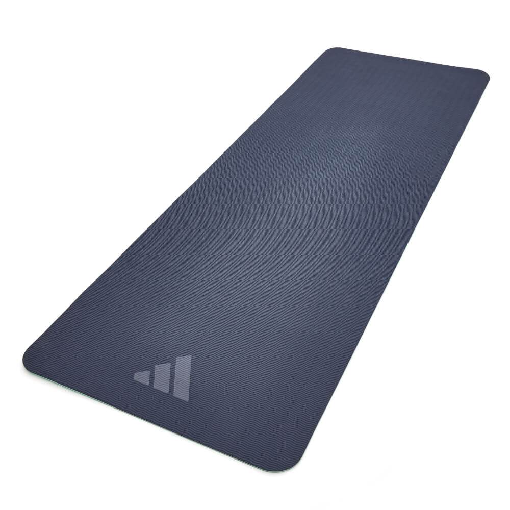 เสื่อโยคะแบบสองด้าน 6 มม. ADIDAS ADYG-10400BLM-NL สีน้ำเงิน/เขียว